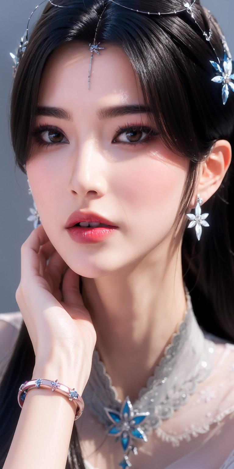 夏倾月泳装壁纸高清画质