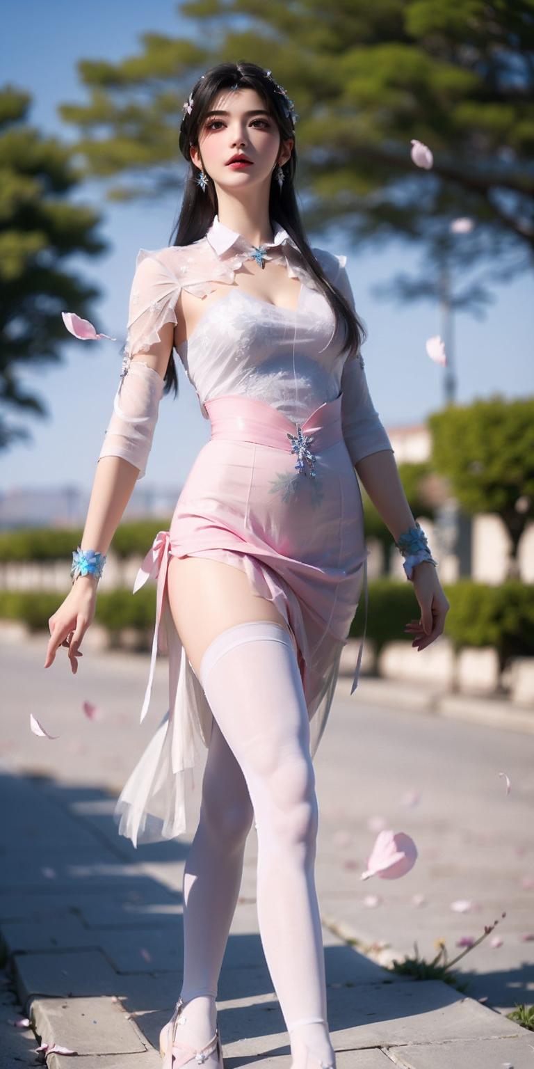 完美像素拼接夏倾月壁纸