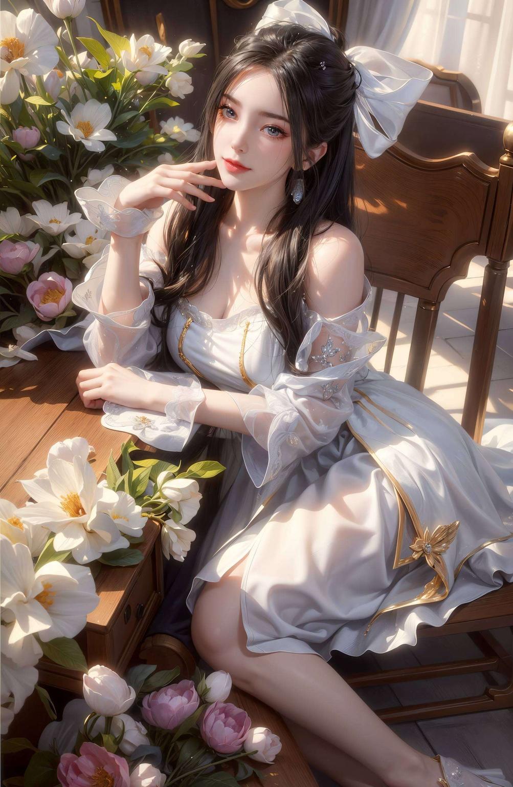 简洁线条勾勒出灵动之美高清护眼壁纸