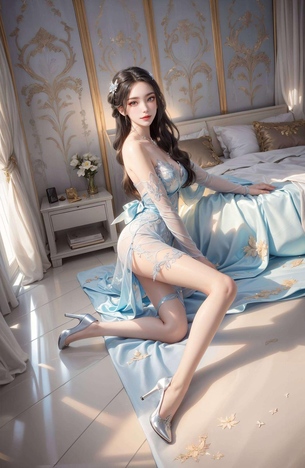 翩翩起舞于碧绿背景还能护眼养神