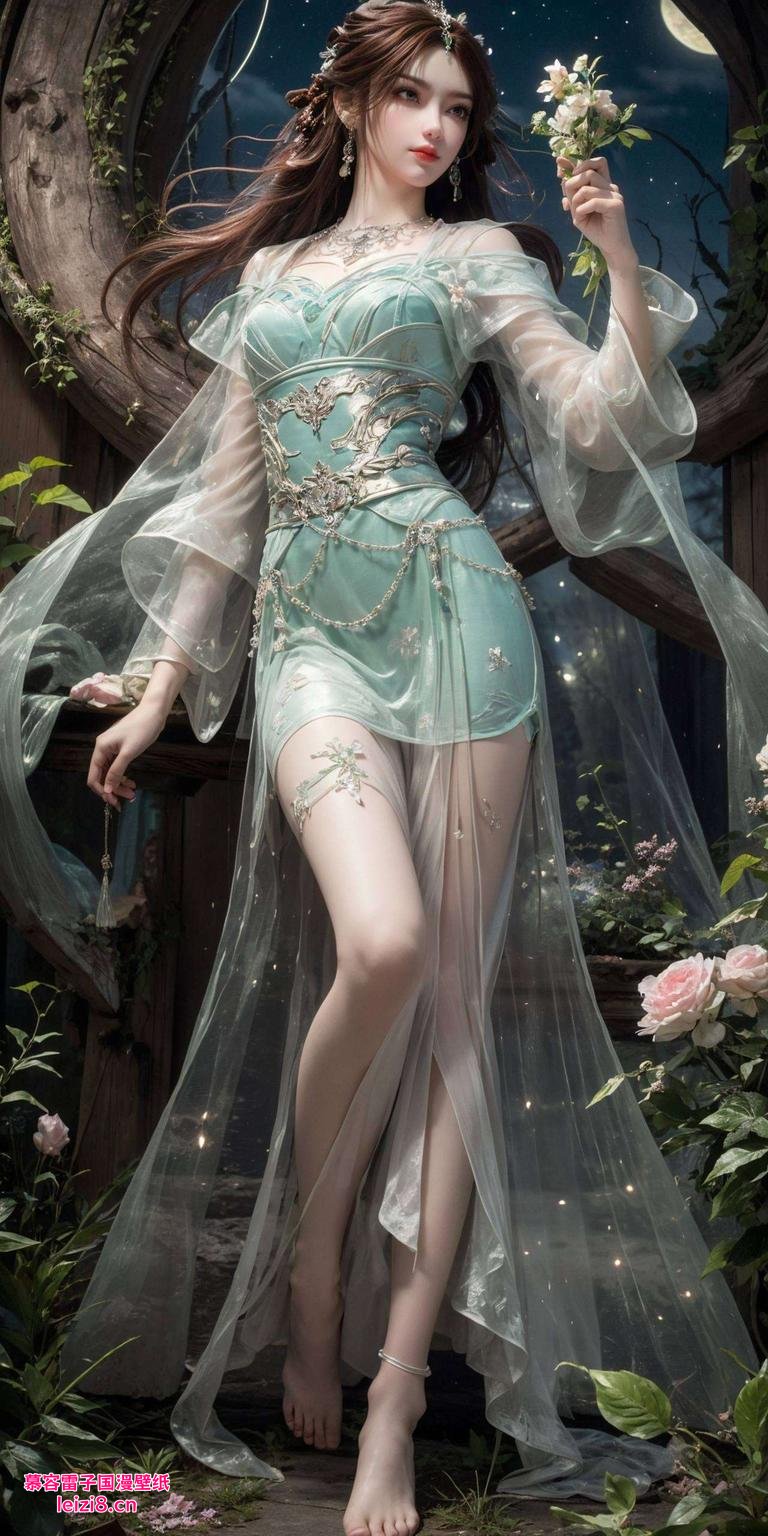 冷艳高贵宛如画中行