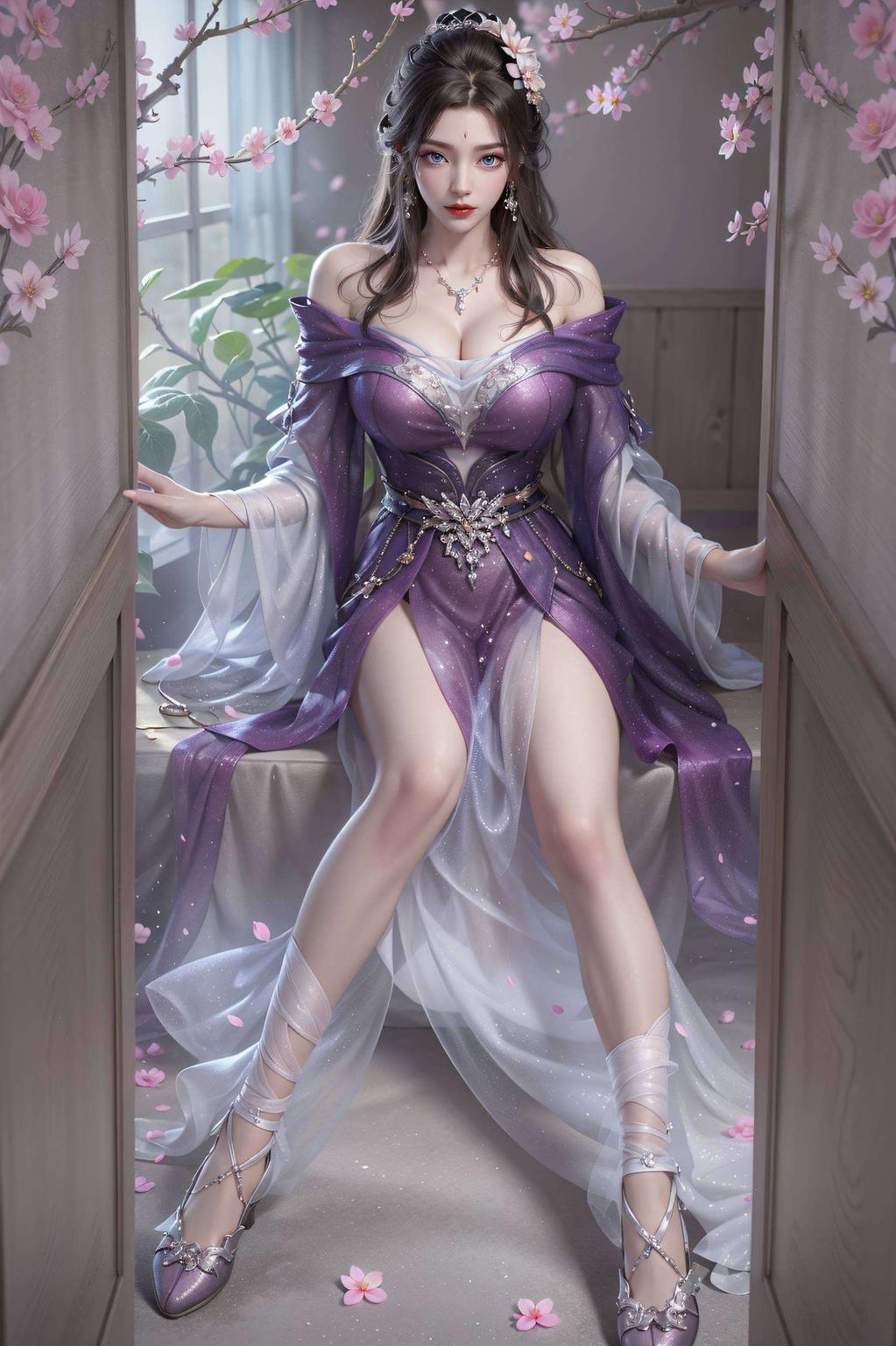 让你的手机瞬间焕发光彩！#特别免费壁纸分享# 快来收藏这款绝美月婵壁纸独特艺术风格