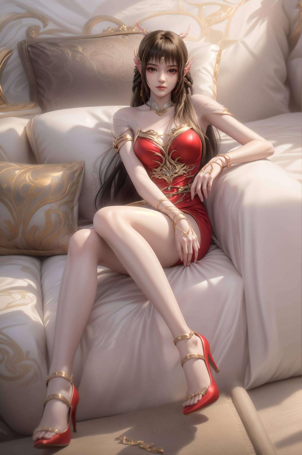 精致的线条满满的PCins风！快来看看这款云落小美女壁纸图片大全