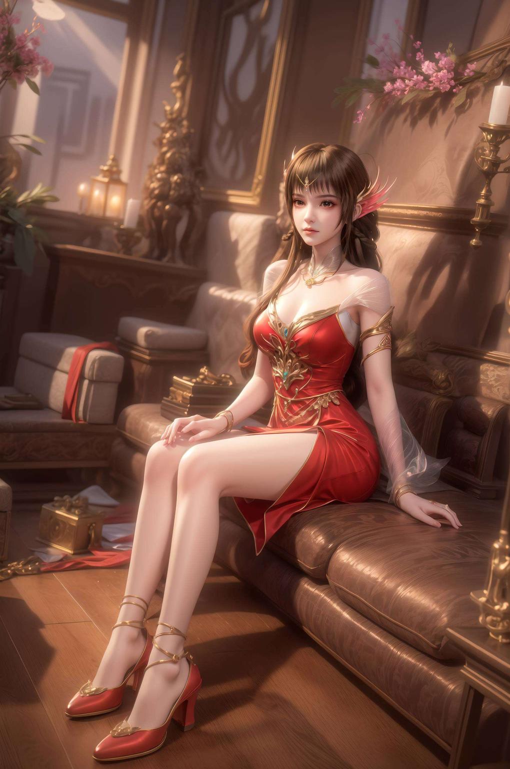 今天给大家带来一款超美的紫色二次元壁纸！这款云落长方形壁纸