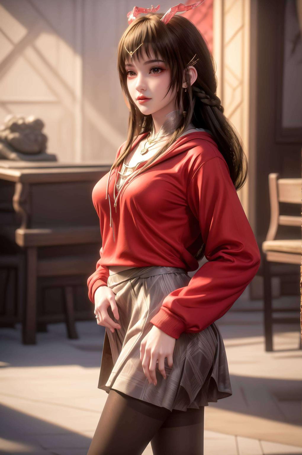 特别适合那些喜欢深沉情感的女生哦！这款壁纸以云落神图的头像为特色让你的手机也充满文艺范儿吧！