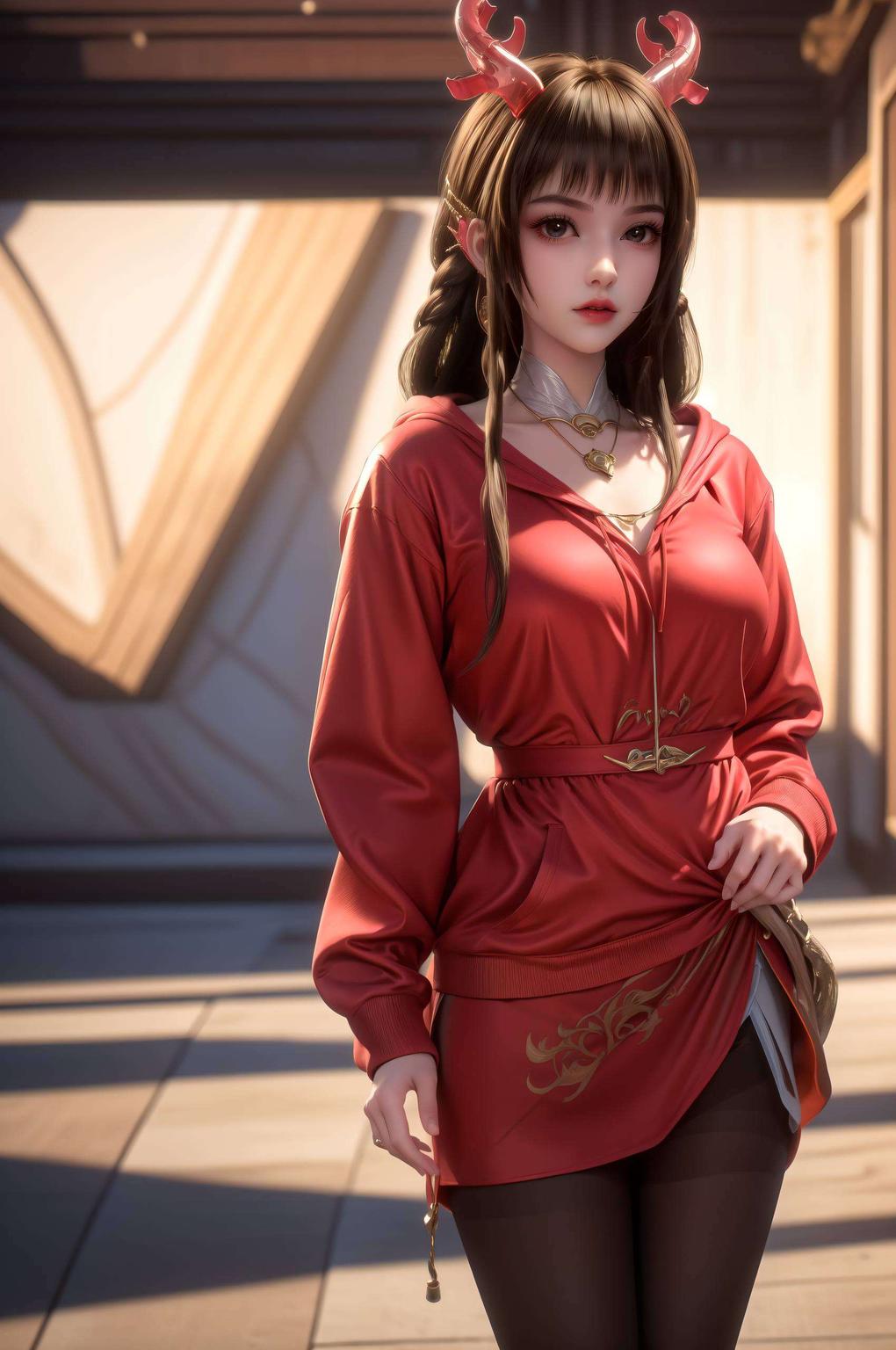 主角是云落哦！这壁纸图文细腻到每一根发丝高清画质