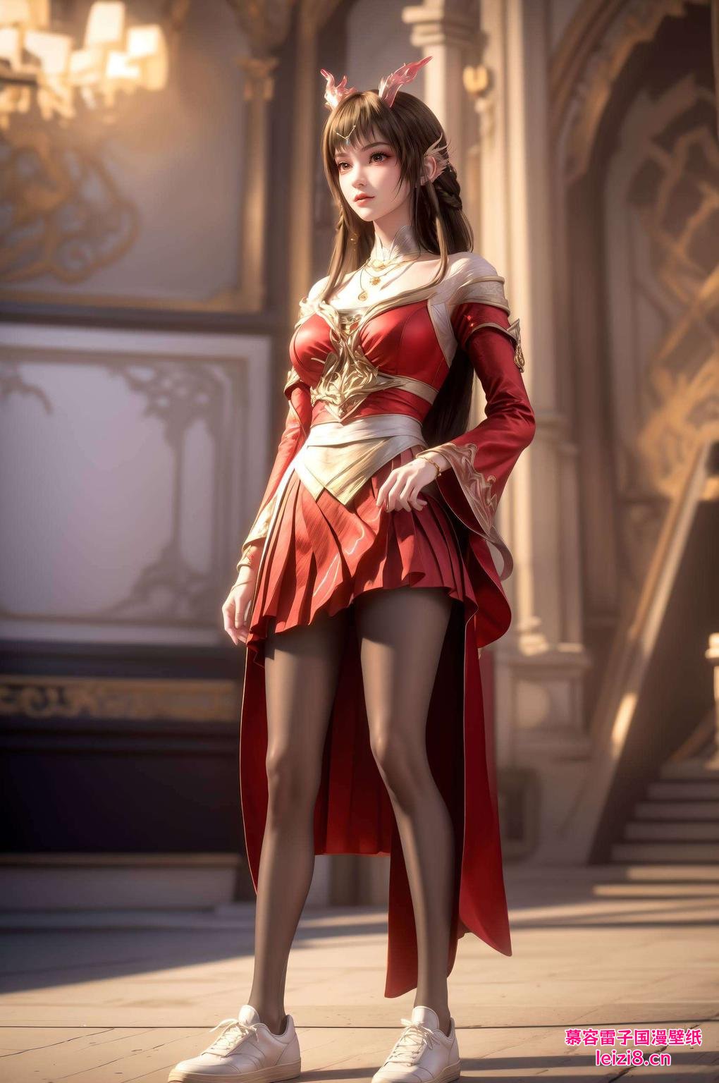 让你的苹果设备瞬间焕发新生！壁纸中的动漫角色灵动生动动漫云落动态壁纸高清下载