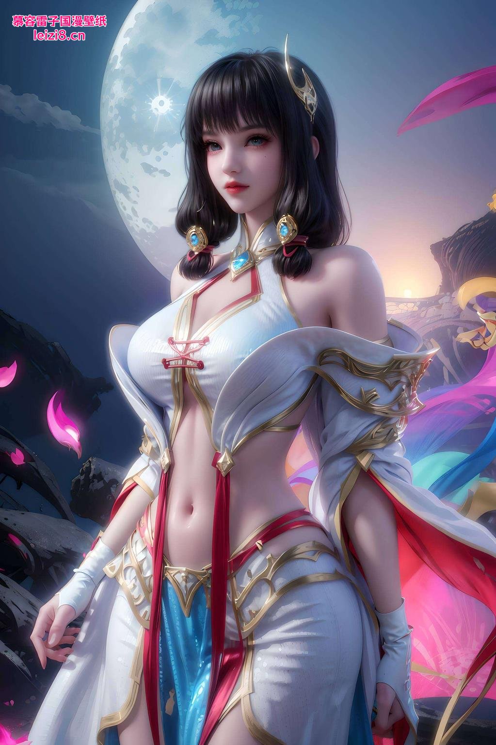 “大家好今天给大家带来一组超美的素衣云落电脑壁纸