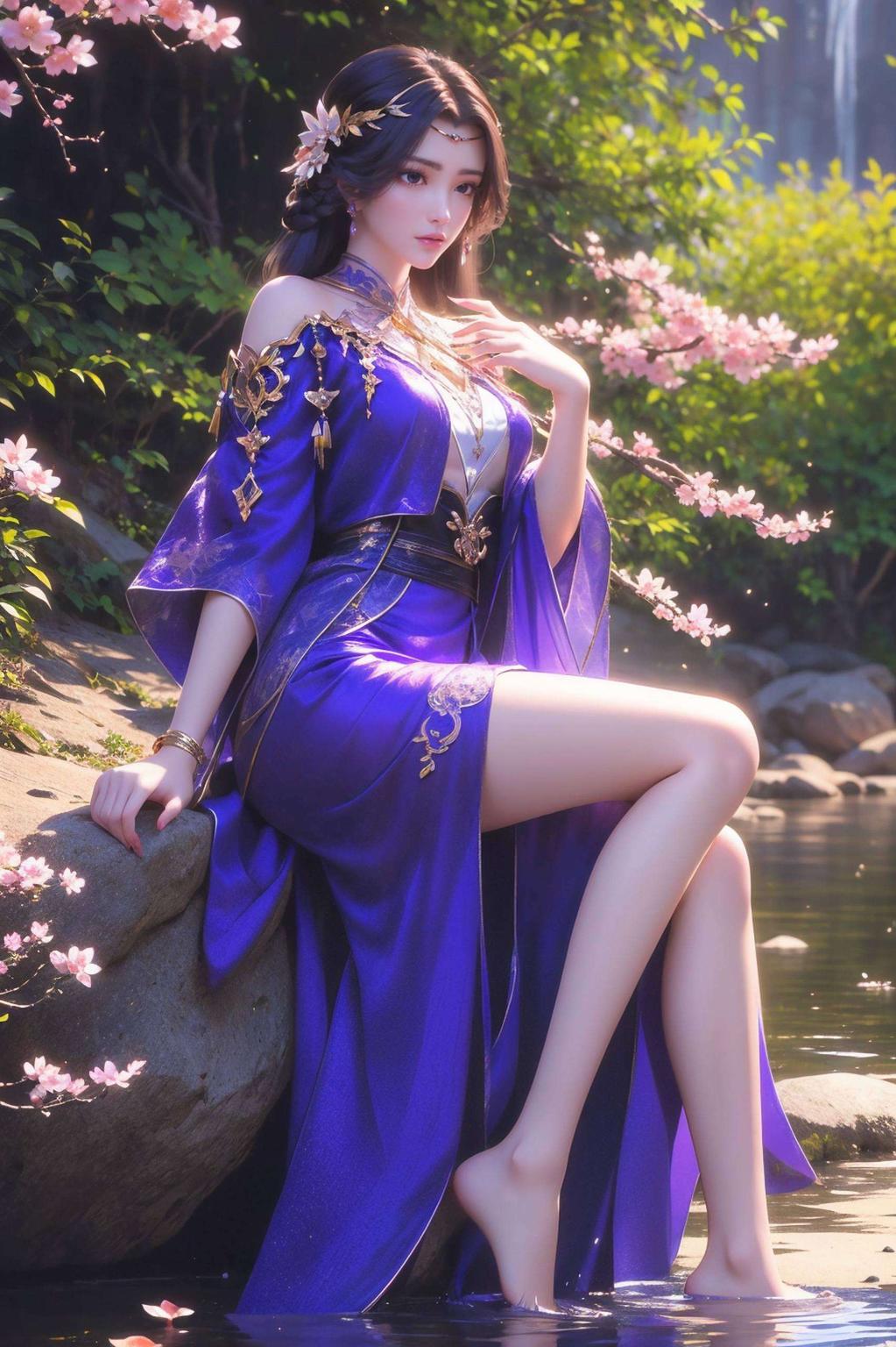 仿佛置身于梦幻的动漫世界