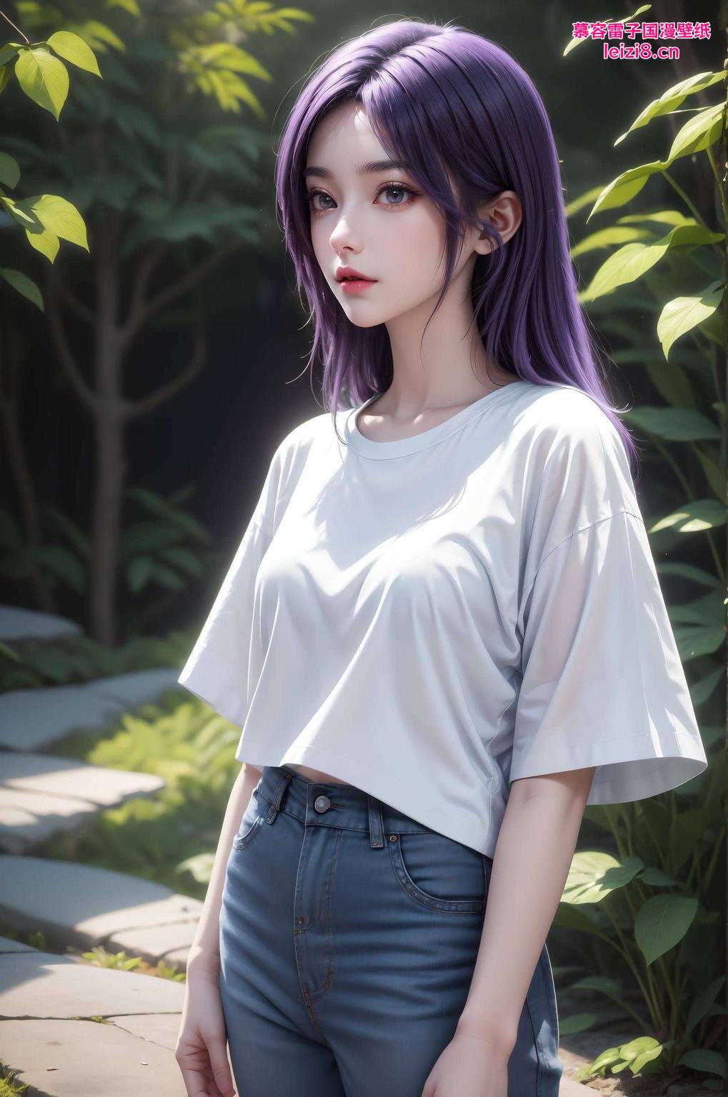 让你的手机瞬间变身古风美人紫色浪漫