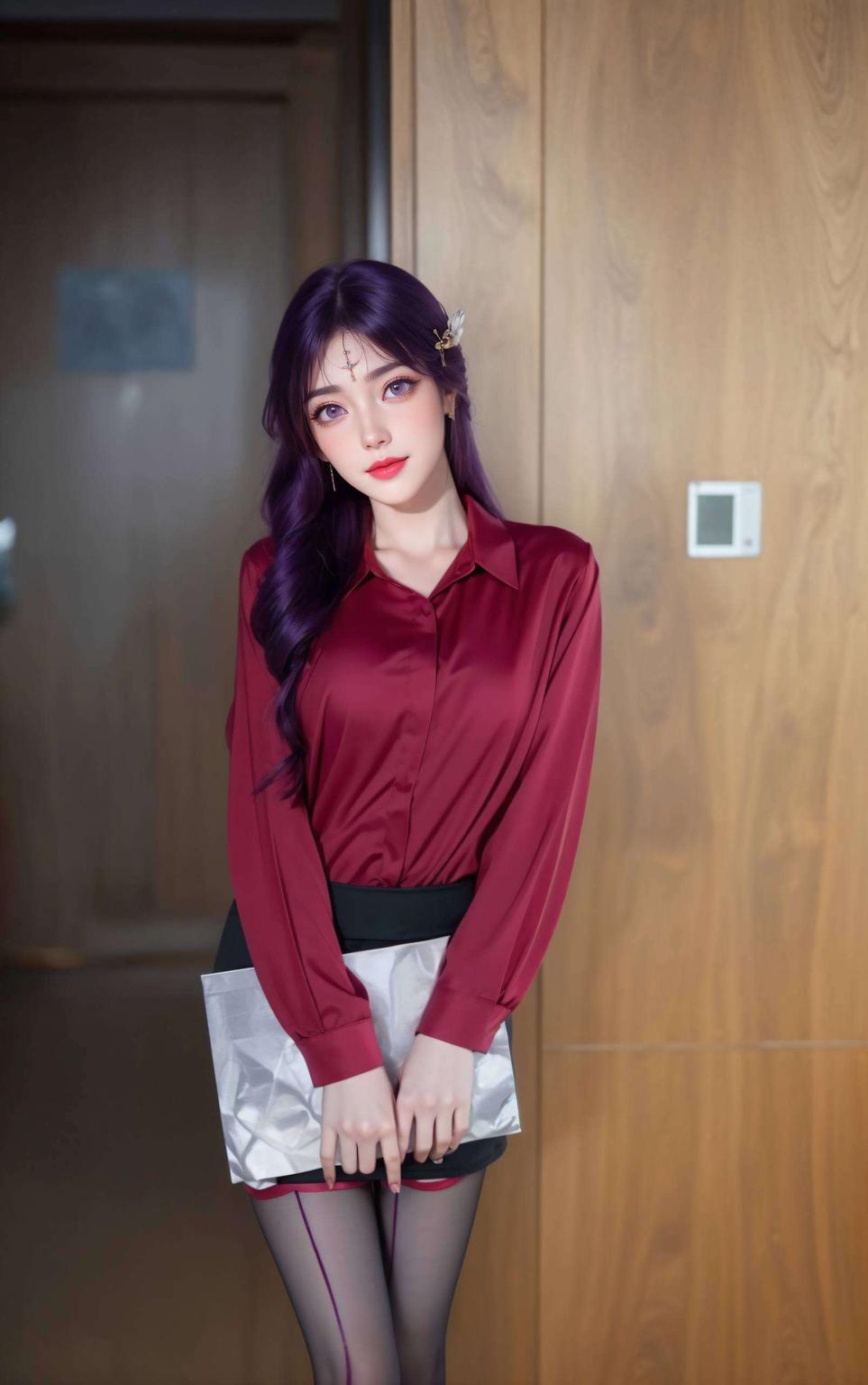 绘制梦幻二次元世界云曦平板壁纸