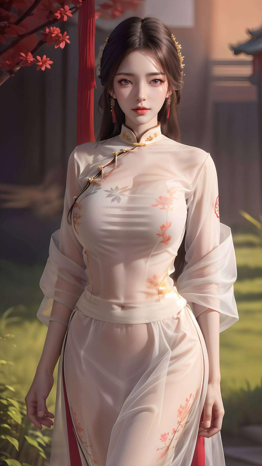 简直是护眼又养心这电脑壁纸绝了！看这云曦温柔地抱着石昊