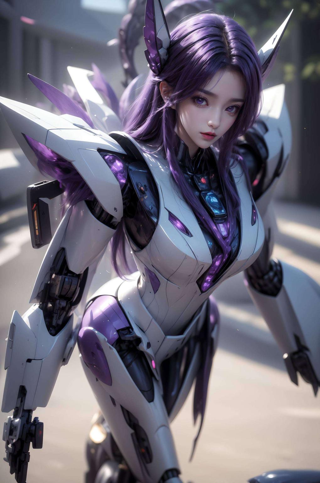 云曦流动光影交错