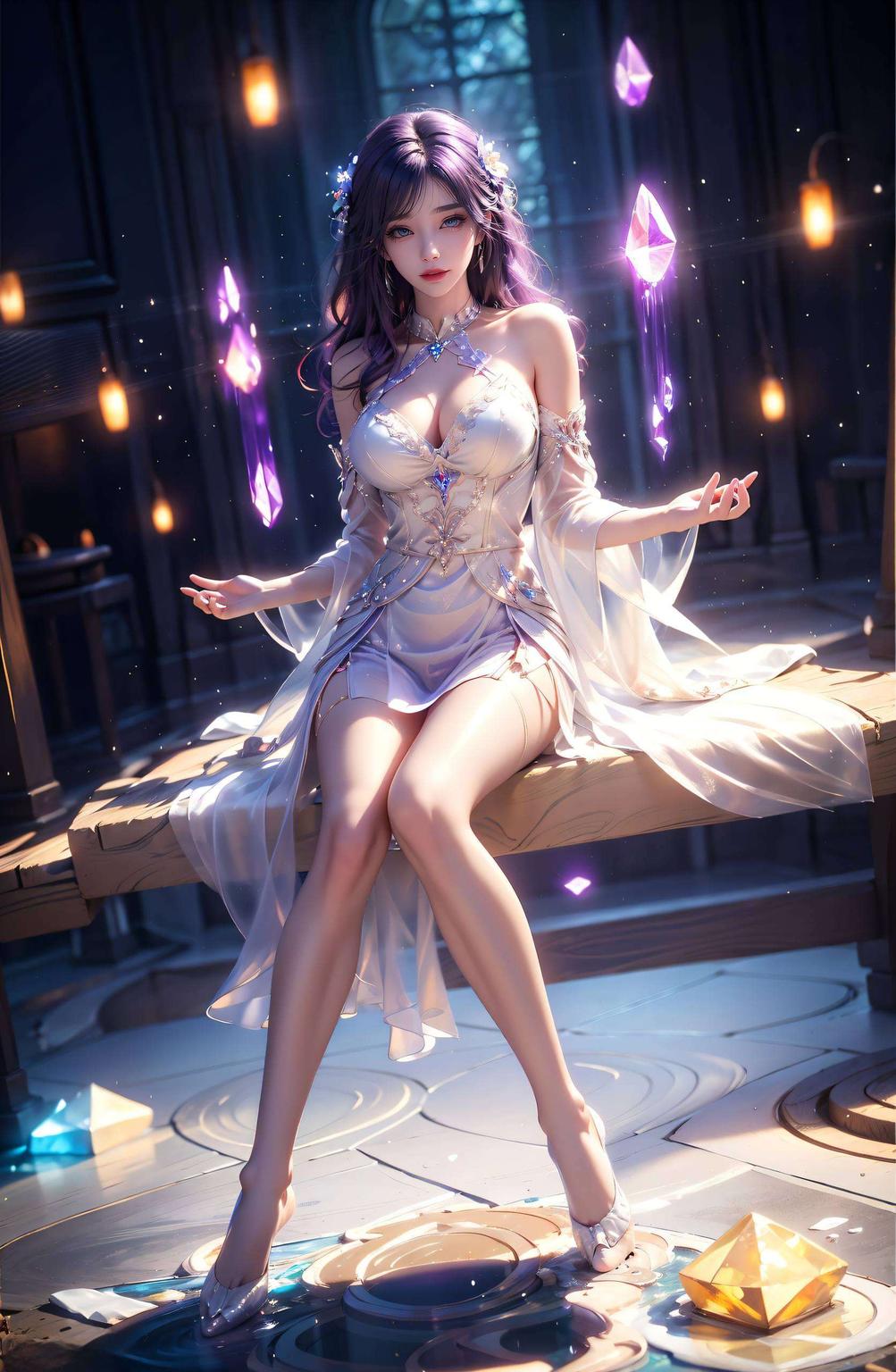 色彩斑斓云曦同人图壁纸