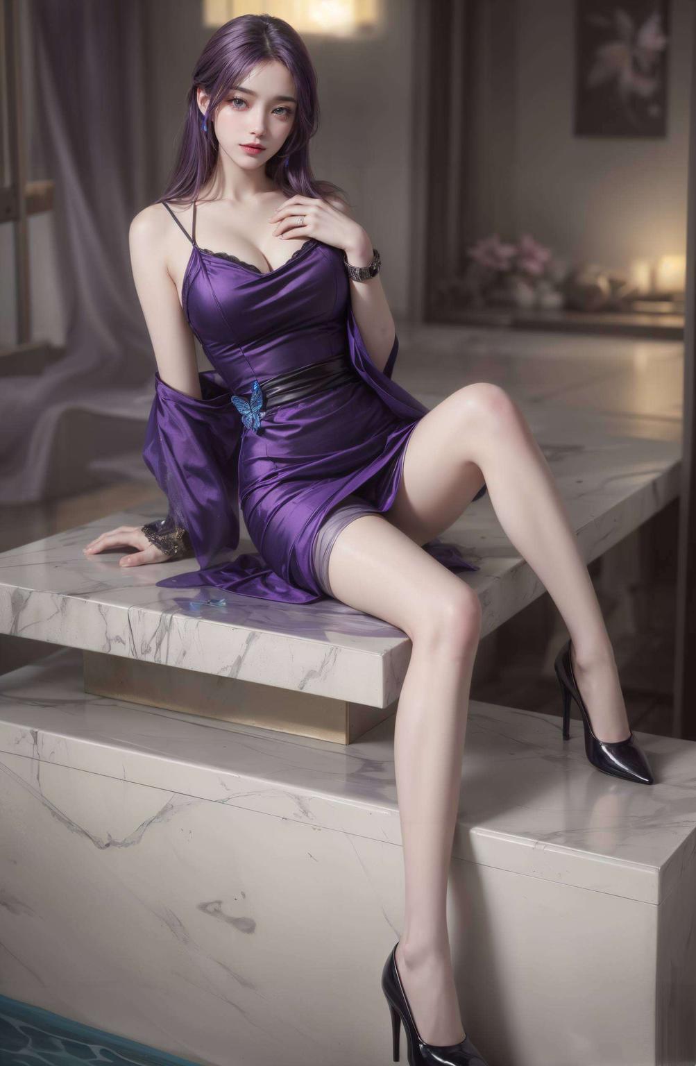 两人深情对视“嘿