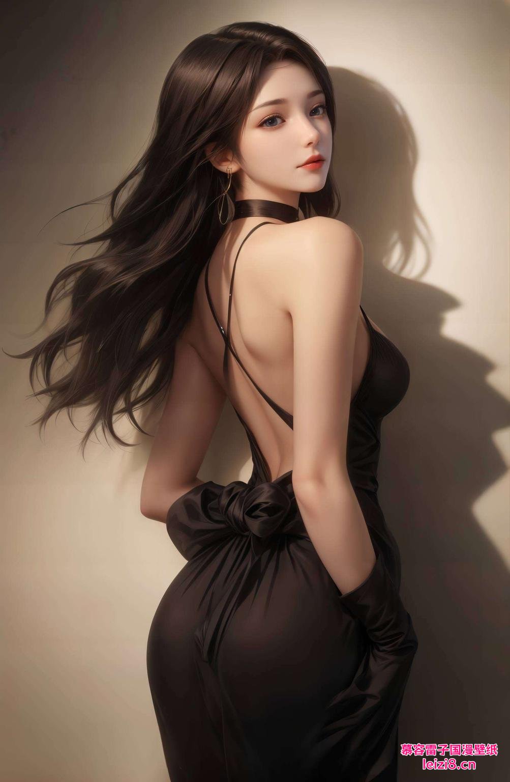 神秘又帅气这云韵黑袍壁纸