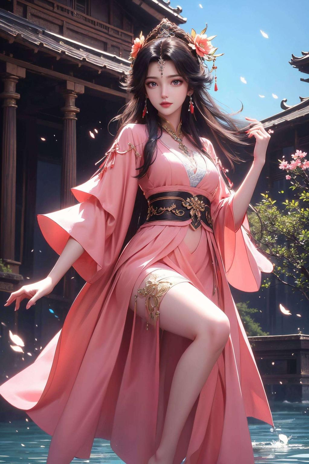 周紫虹的倩影跃然壁上点亮你的电脑桌面