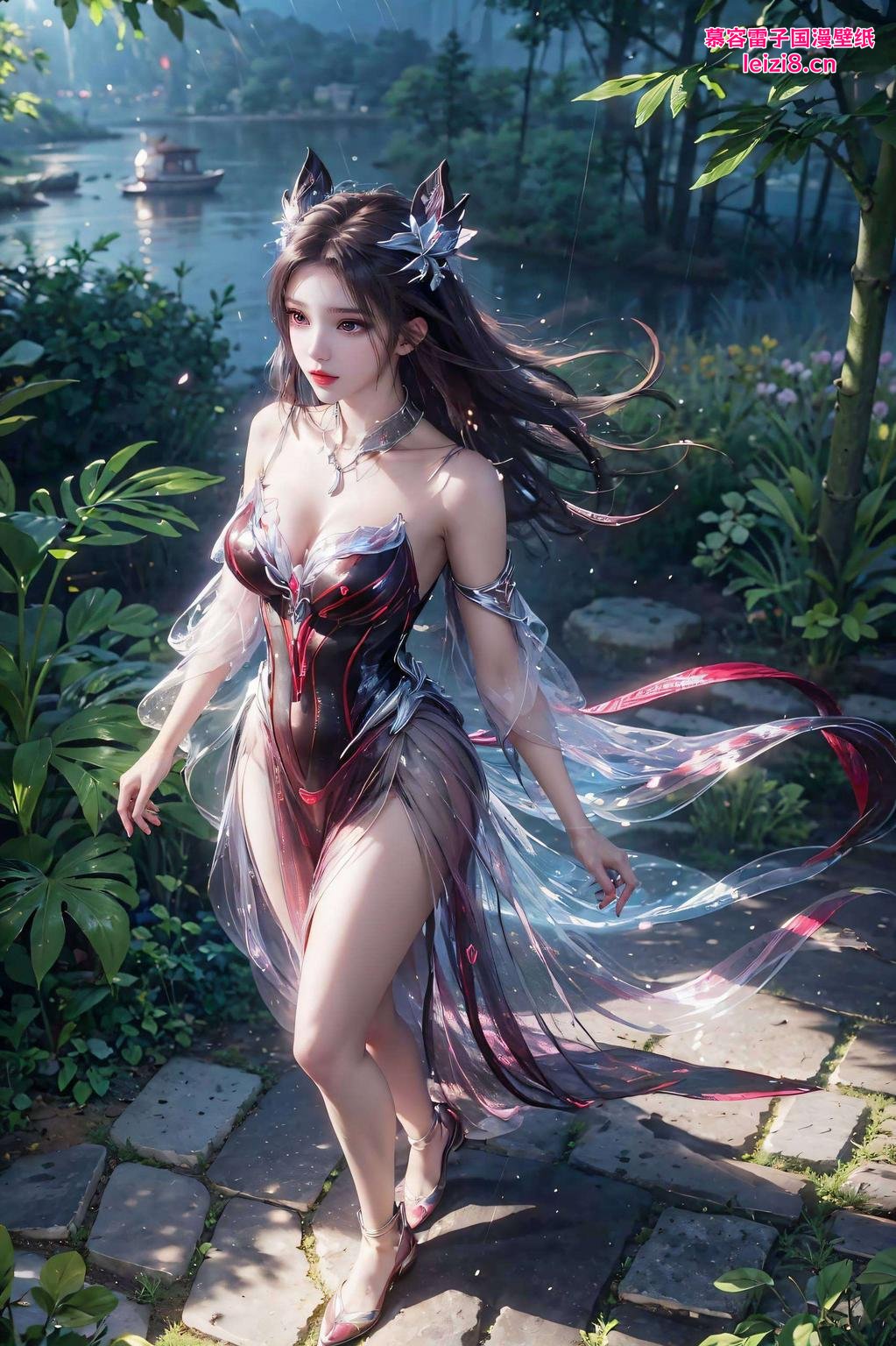 朱竹清炫酷上线！高清画质朱竹清剑眉星目