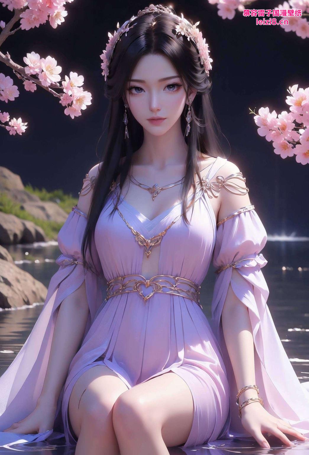 今天给大家带来这款超赞的紫灵护士壁纸！高清像素各位动漫迷