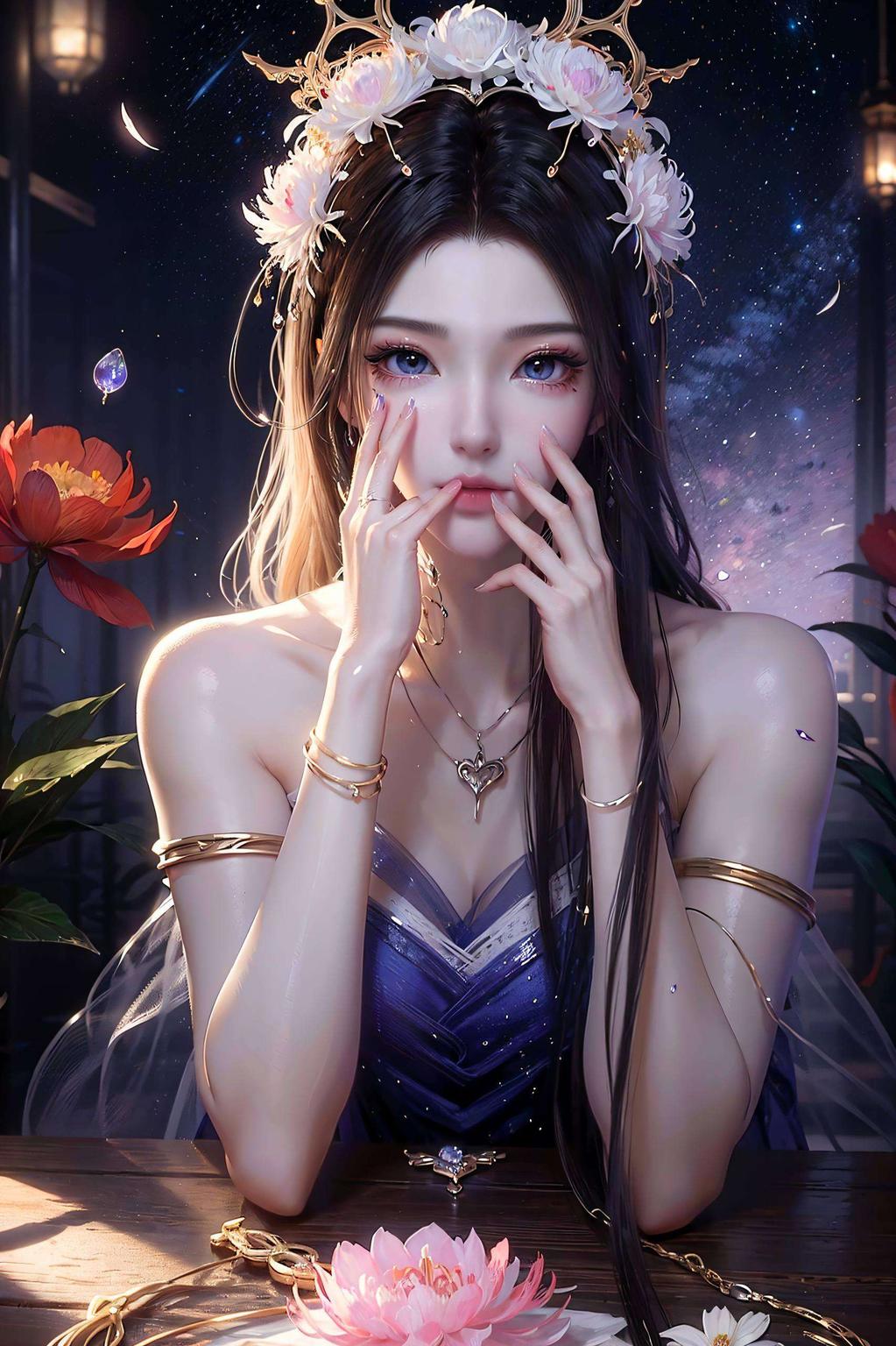 “大家好！今天给大家带来一款超可爱的紫灵动态漫画壁纸动态效果生动