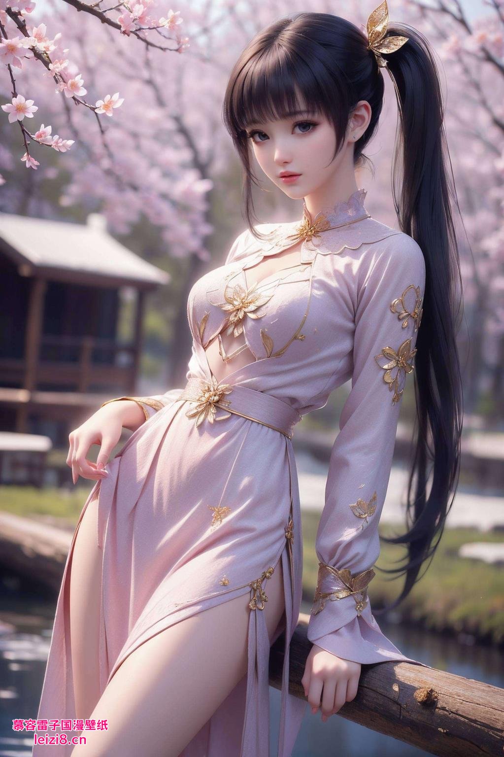 今天给大家带来一款超级清新的古风漫画壁纸“嘿